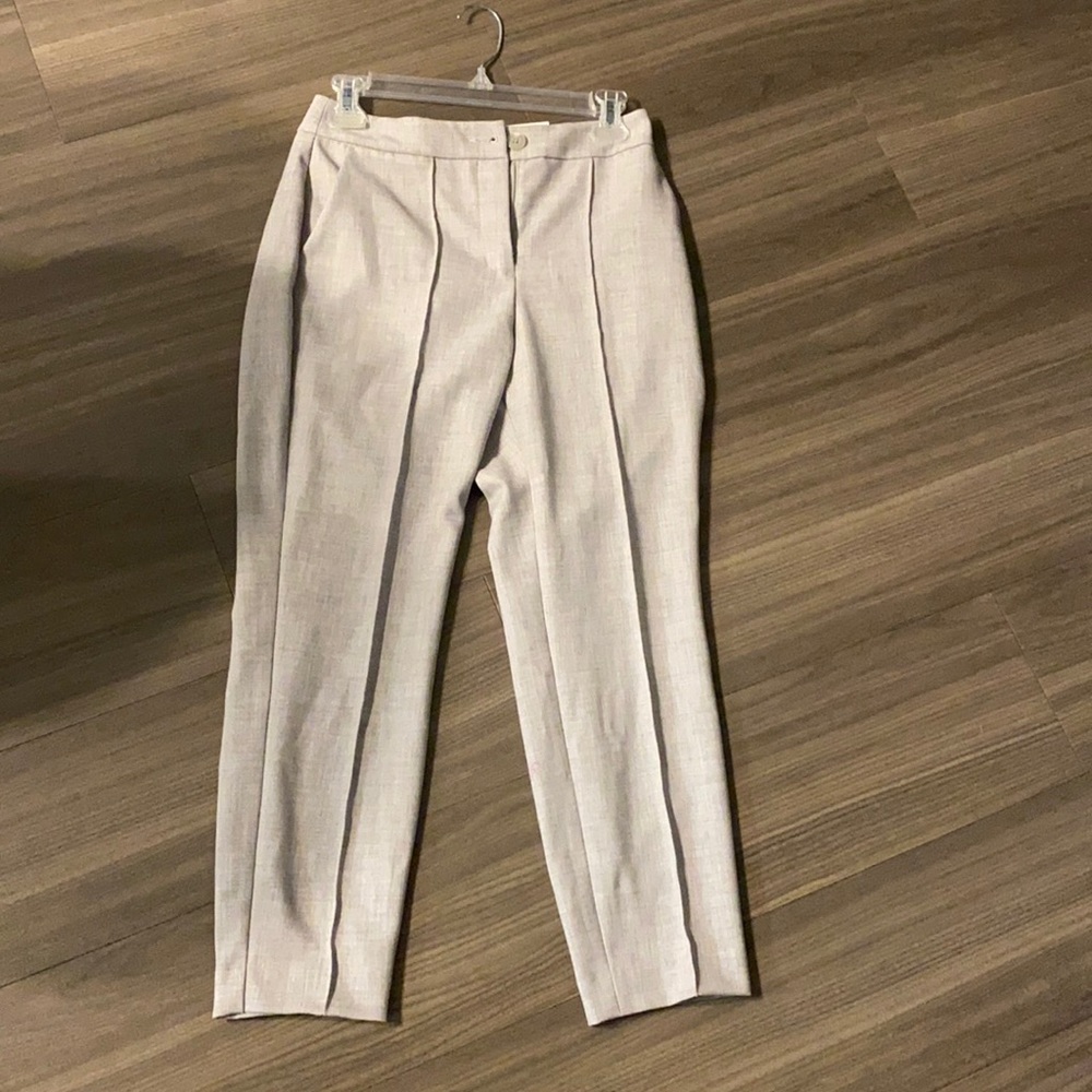 Express Gray Work Pants - Ankle High Rise Size 2S Stretch